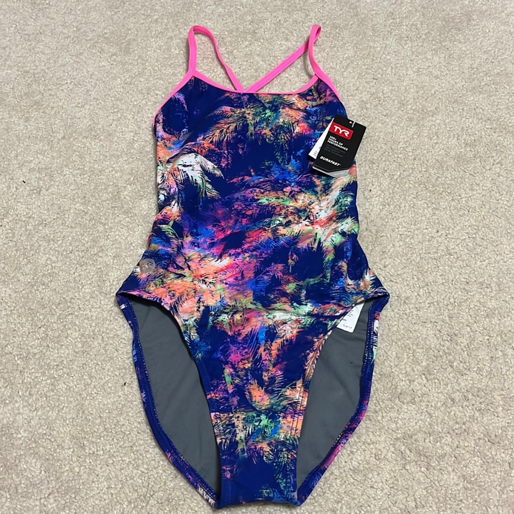 TYR Zandia Trinity Fit Swimsuit Size 28 XS NWT